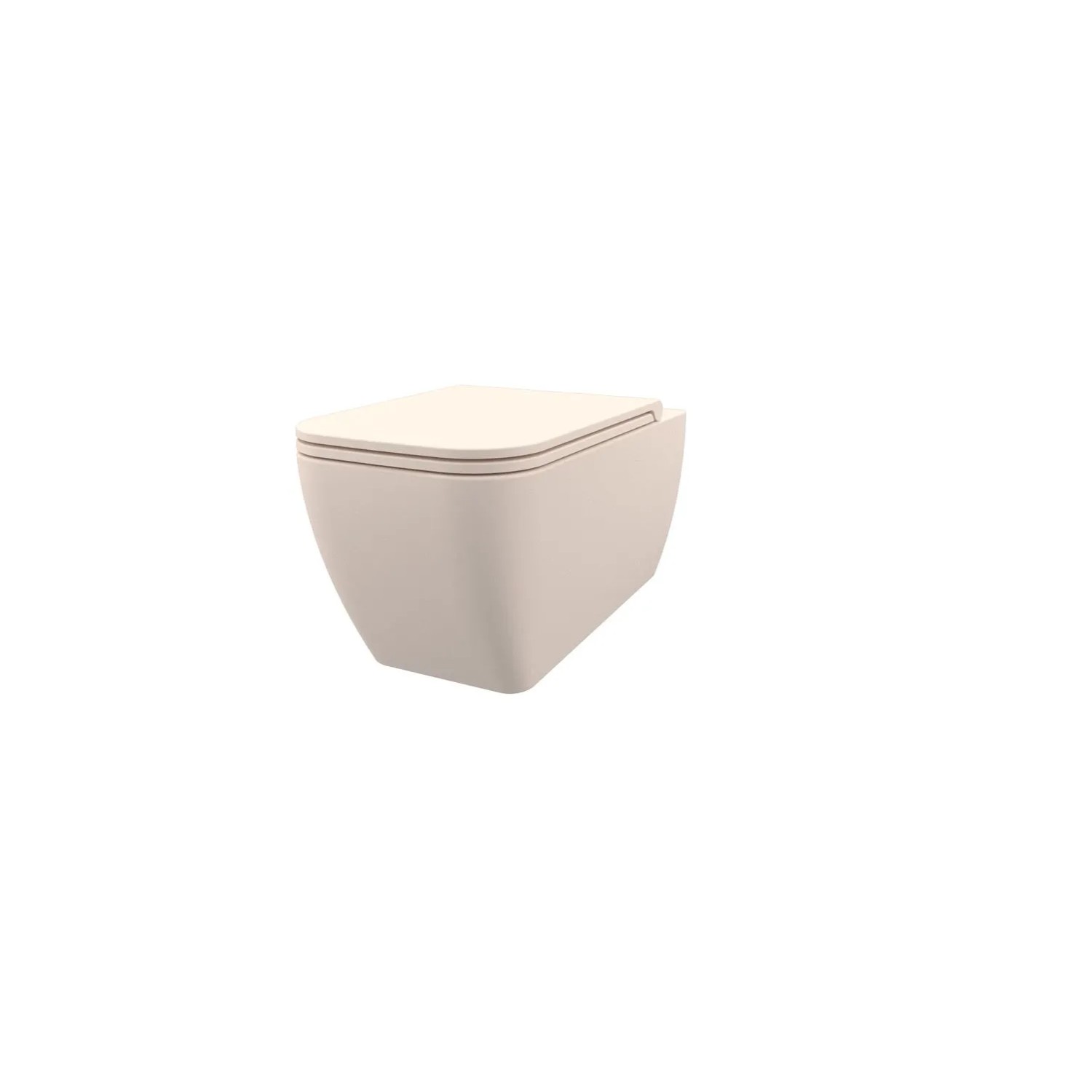 Miska WC QUADRA miska ROSA 56X36