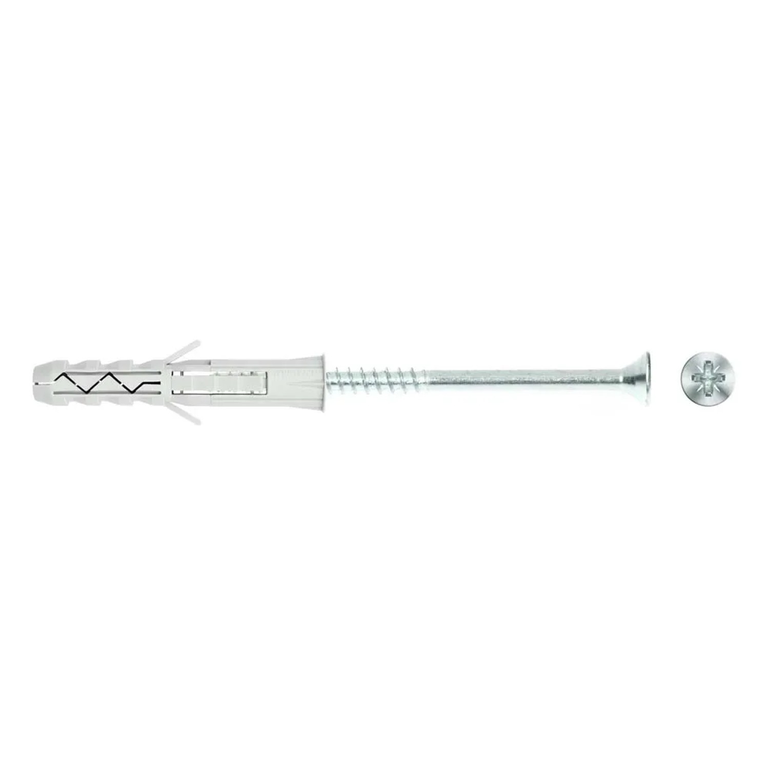 Wkręt-met Kołek rozporowy z łbem stożkowym 8 mm x 45 mm