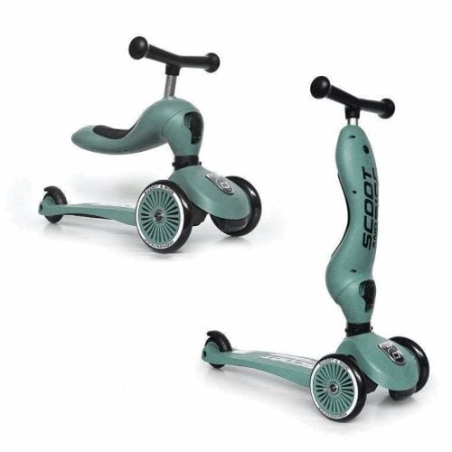 ScootandRide Highwaykick1 - hulajnoga, jeździk 2 w 1-Forest