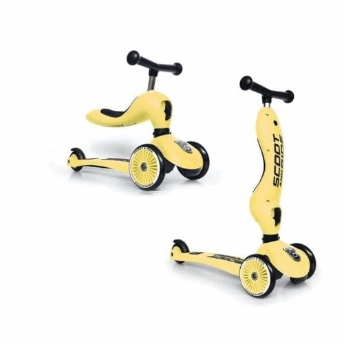 ScootandRide Highwaykick1 - hulajnoga, jeździk 2 w 1- Lemon
