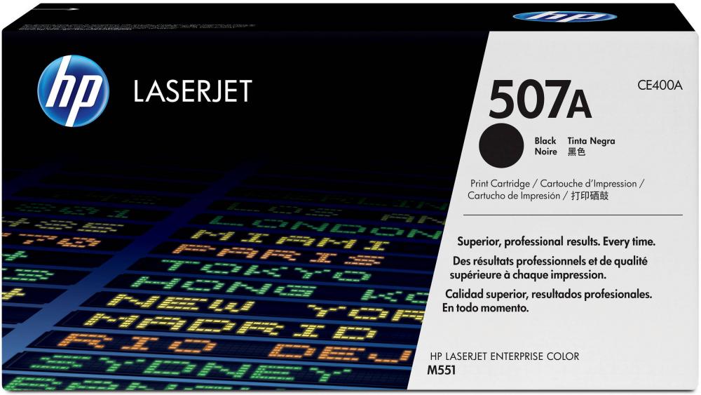 Toner HP 507A (CE400A), 5500 stron, black (czarny)