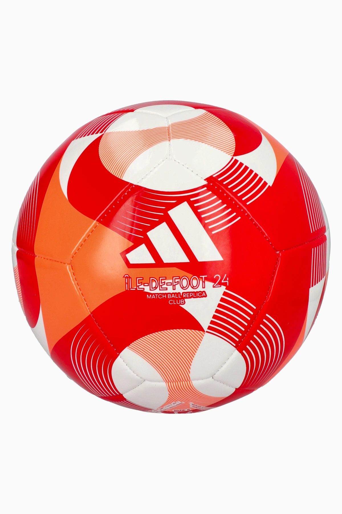Piłka adidas Île-De-Foot 24 Club rozmiar 3 - Czerwony