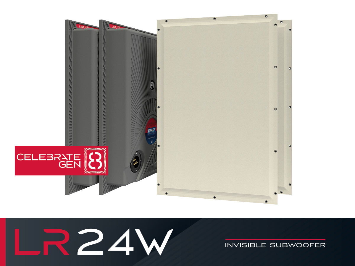 Stealth acoustics lr24w – niewidzialny subwoofer instalacyjny (seria linearadiance 8. generacji)
