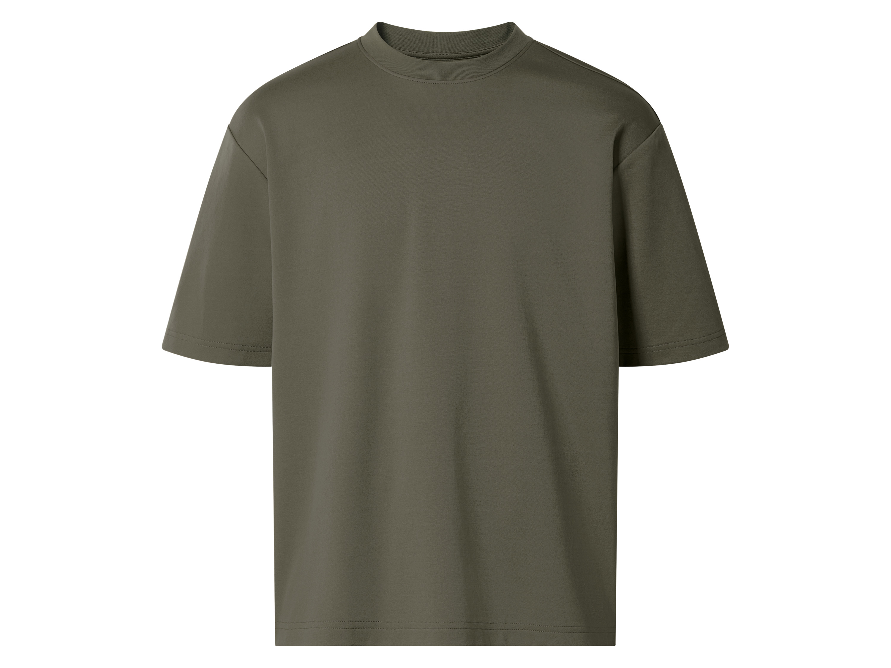 esmara Men T-shirt oversize męski Zielony, S 44/46
