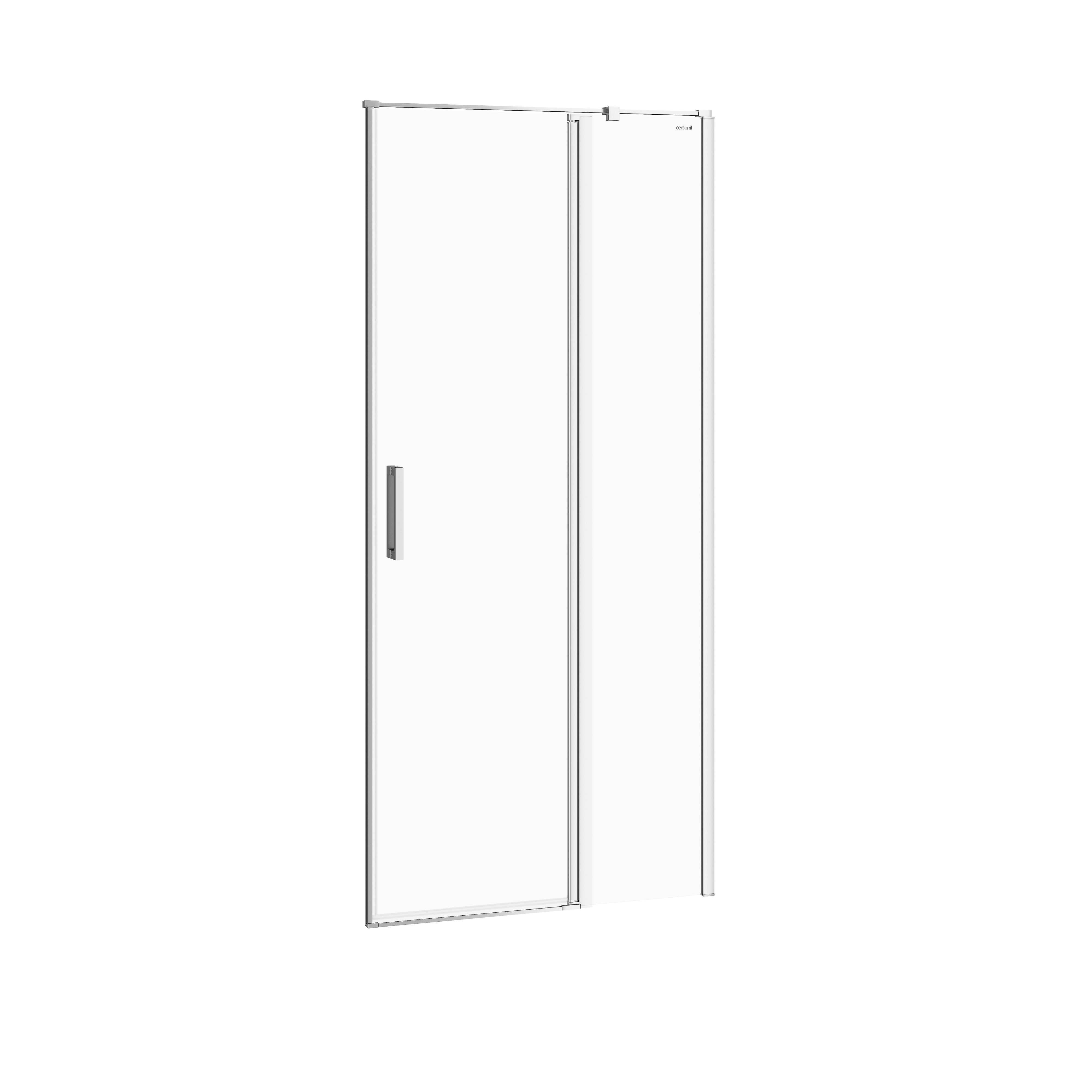 Darmowa Dostawa - Drzwi prysznicowe 90 cm uchylne chrom połysk/szkło przezroczyste Cersanit Moduo S162006