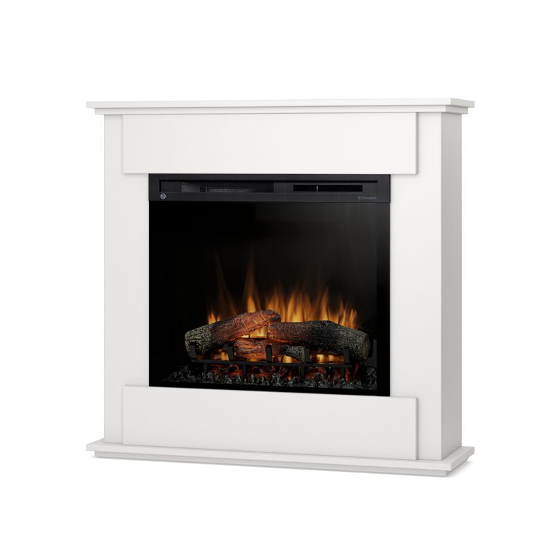 Kominek elektryczny Warmtec Fonte 28" XHD 1400W funkcja grzania LED biały 1 szt.