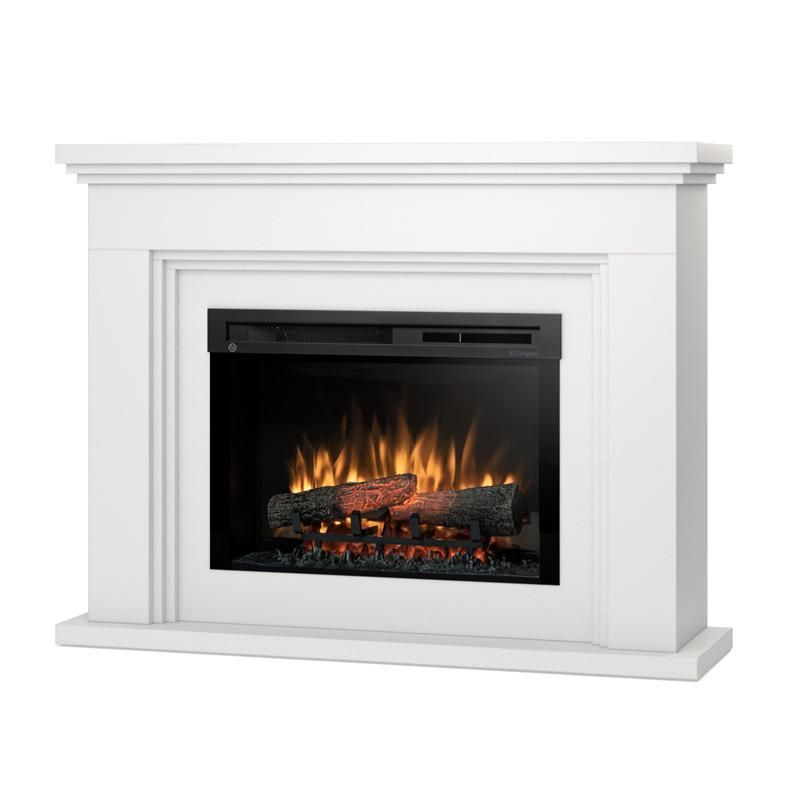 Kominek elektryczny Warmtec Ardila 26" XHD 1400W funkcja grzania LED biały mat 1 szt.