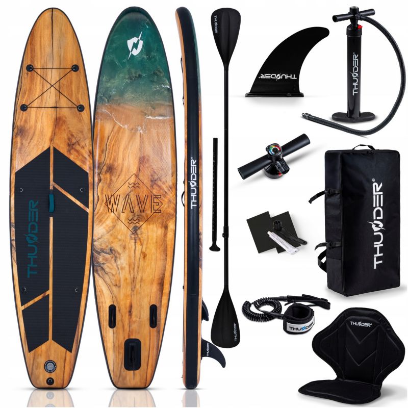 Deska SUP Thunder 350 cm pompowana z siedziskiem kajakowym i akcesoriami 1szt.