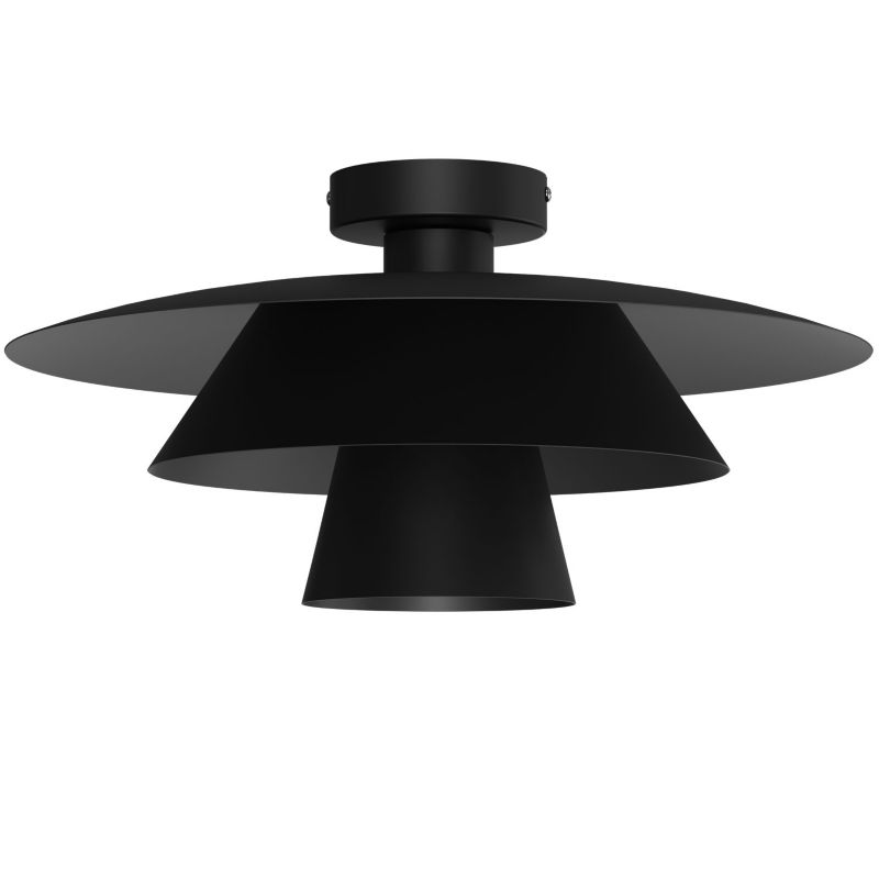 Lampa wisząca Luminex Plato czarna 1xE27x15W IP20 wym:16,5x32x32cm - 1 szt.