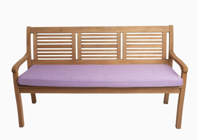 Poduszka ogrodowa na ławkę, Setgarden, 130x50x7cm, fioletowa poduszka na siedzisko zdejmowany pokrowiec, Flat 1szt