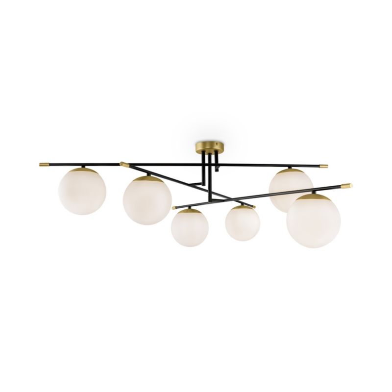 Lampa sufitowa wisząca Maytoni Nostalgia mosiężno-złota wym: 35 x 115 x 115 cm 6xE14 x 40W 1 szt.