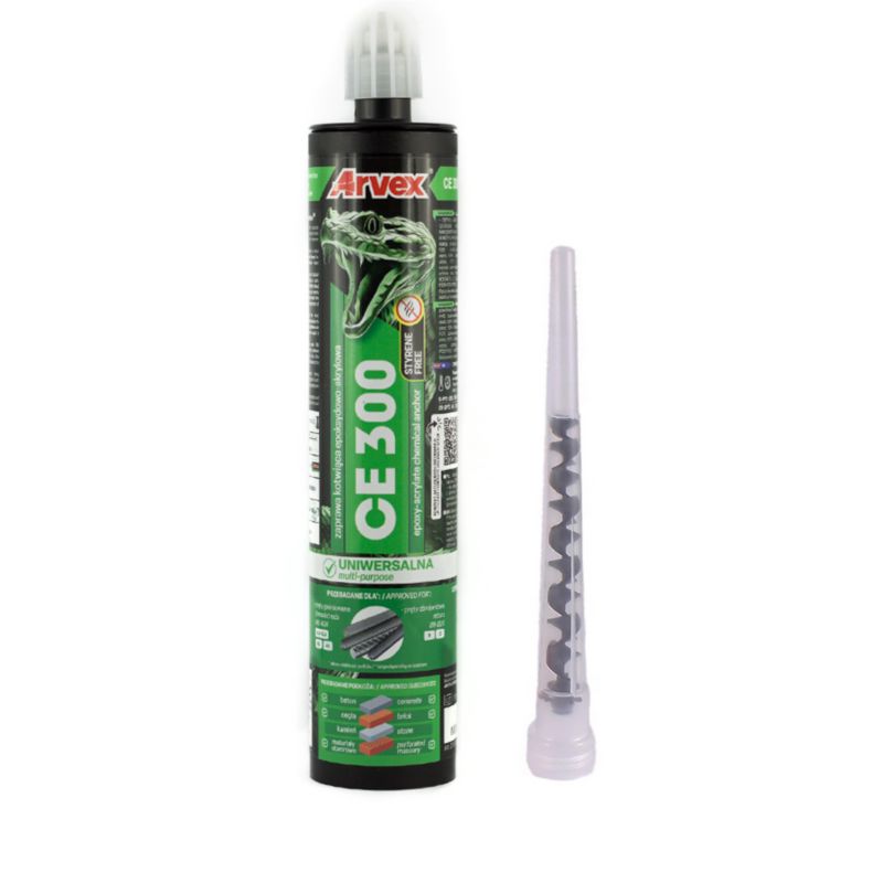 Kotwa Chemiczna ARVEX CE 300 ml zestaw 2szt.
