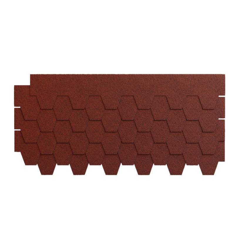 Gont Nexler trapez 80 cm czerwony 3 m2