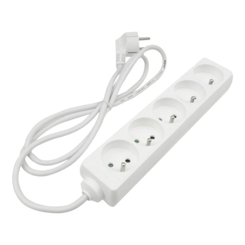 Przedłużacz Eco-Light 5 Gniazd 3 m 3x1,5 Biały 1 szt.