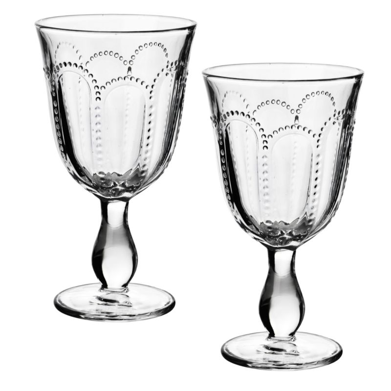 Kieliszki do wina Szkło DAPHNE 300ml 9,4x8x17 cm transparentny 4 szt.