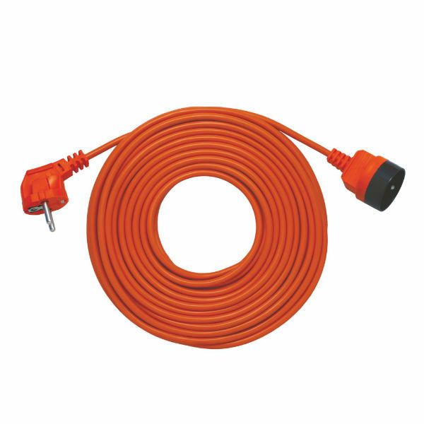 Przedłużacz ELGOTECH ogrodowy 1-gniazdowy b/u 15m OMY 2x1 pomarańczowy Elgotech PK-1015 1szt.