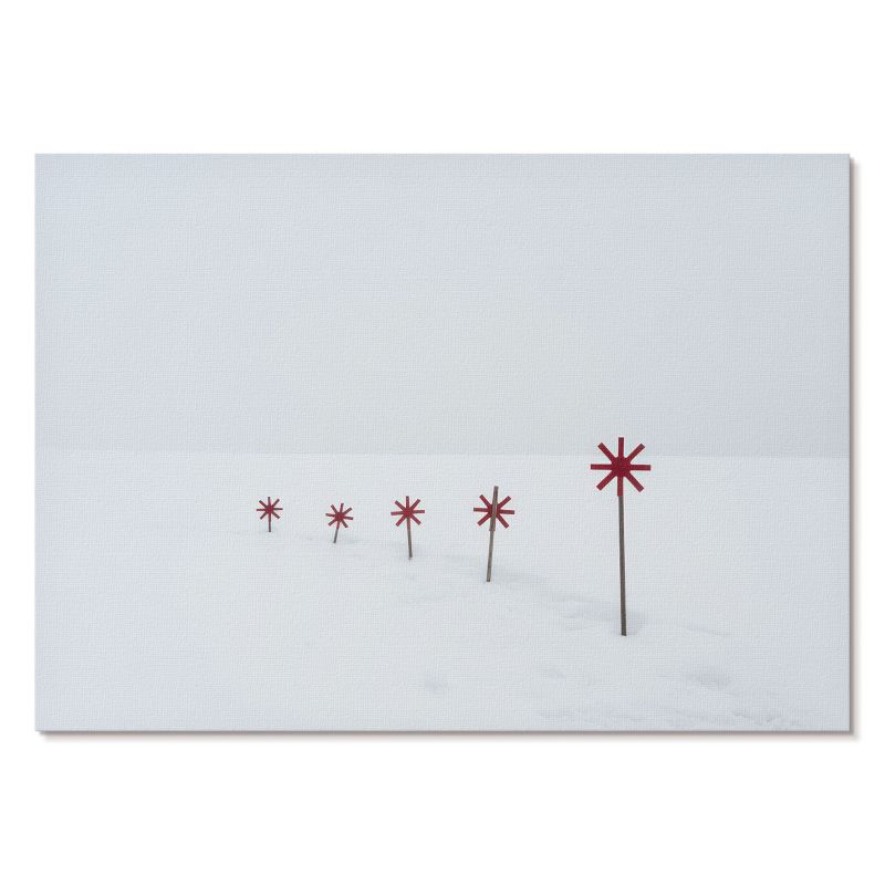 Plakat na Płótnie Tulup 42x29,7 cm (A3) Zimowy minimalizm Do biura, salonu, sypialni 1 szt.