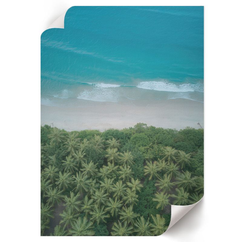 Wydruk Na Płótnie ArtPrintCave 29,7x42 cm Tropikalna plaża Wandal 1 szt.