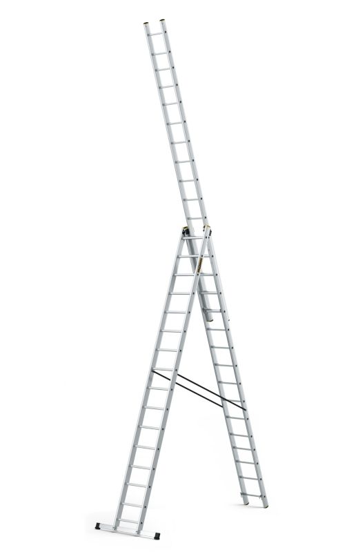 Drabina aluminiowa wielofunkcyjna DRABEST 3x16 stopni profesjonalna 1 szt.