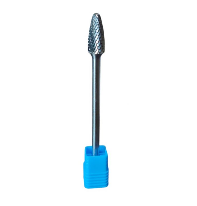 Frez pilnik obrotowy wydłużony ostrołukowy zaokrąglony Kormax 10x20x120x6mm do metalu z węglika RBF (SF61020-L4) - 1 szt.