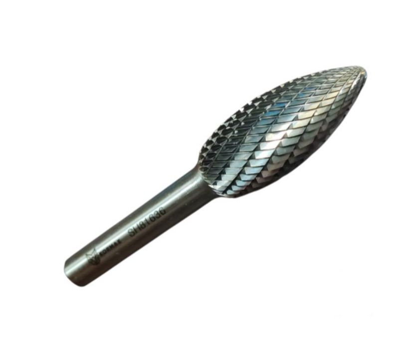 Frez pilnik obrotowy płomieniowy Kormax 16x36x80x8mm do metalu z węglika H (SH81636) - 1 szt.
