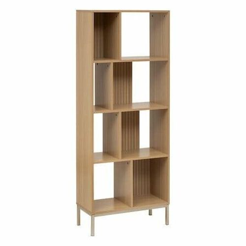 Regał na książki Tasso 5FIVE SIMPLY SMART nowoczesny stojący naturalny z półkami do salonu 1 szt.