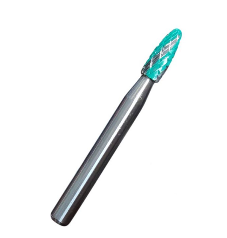 Frez pilnik obrotowy do metalu Kormax 6x16mm chwyt 6mm z węglika spiekanego ząb mieszany (H061606MC) - 1 szt.