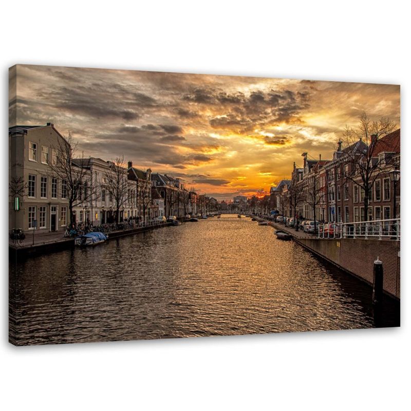 Obraz na płótnie Feeby Miasto rzeka architektura 120x80cm 1szt