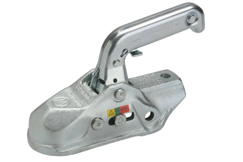 Zaczep kulowy WINTERHOFF WW 30-K+Z do przyczepy 3000kg z dyszlem rurowym 35-51mm żeliwny 1 szt.