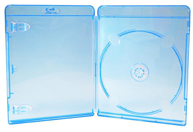 Pudełko 1xDVD 11mm BLU-RAY HQ Niebieskie Amaray Scanavo - Henryx24