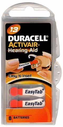 DURACELL Bateria Aparat Słuch 13 op-6zw DA13N6 - Henryx24