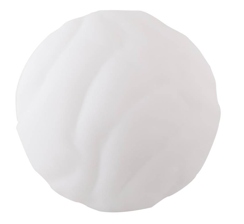 Biały plafon sufitowy okrągły 30 cm do salonu 1 punkt światła