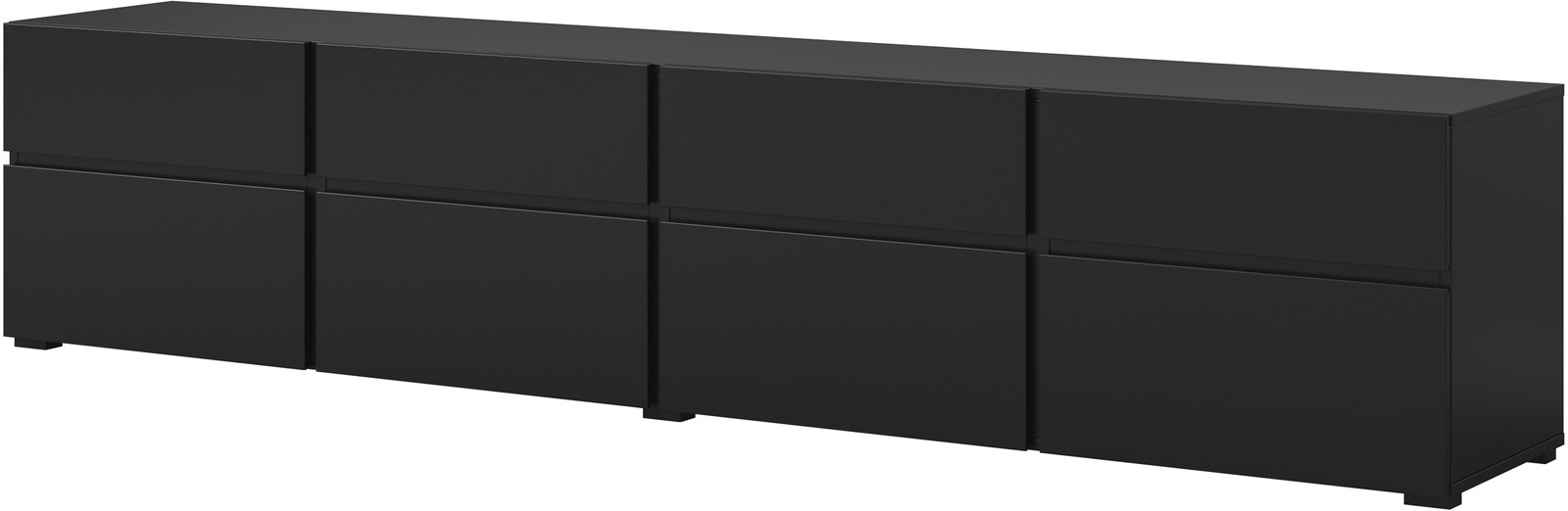 Szafka RTV pod telewizor 225 cm CROSS czarna