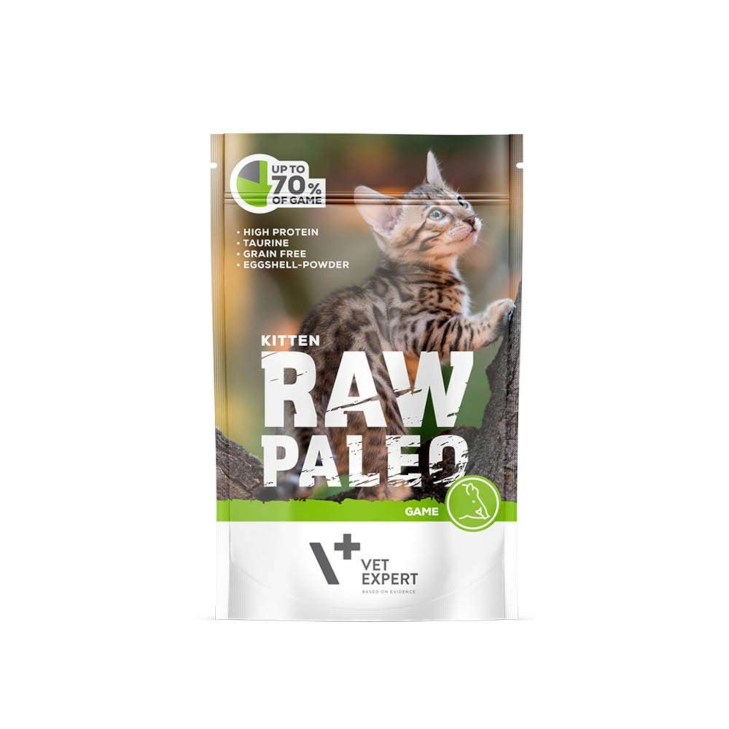 RAW PALEO KITTEN GAME 100g - mokra karma dla kociąt - dziczyzna