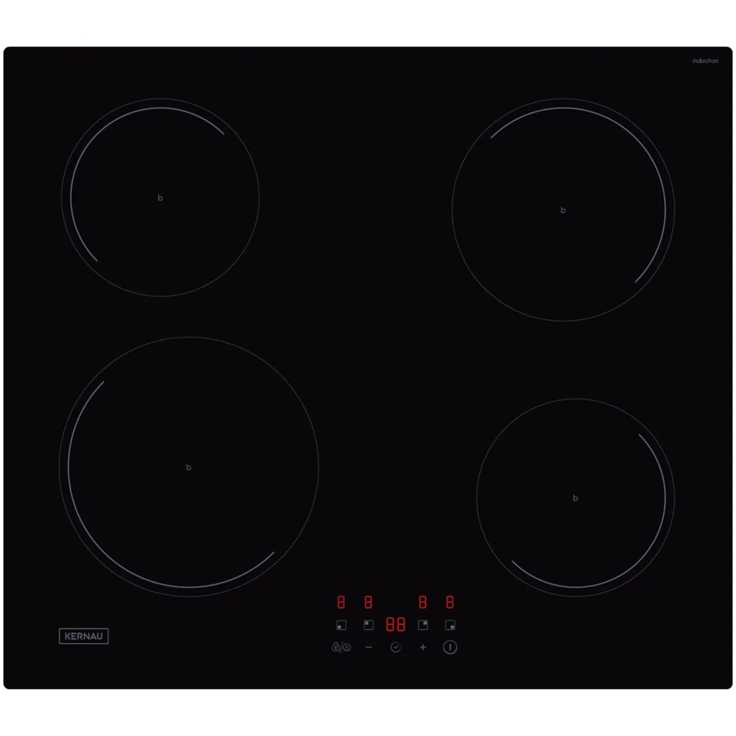 Kernau Płyta indukcyjna KIH6416-4B czarna 60 cm