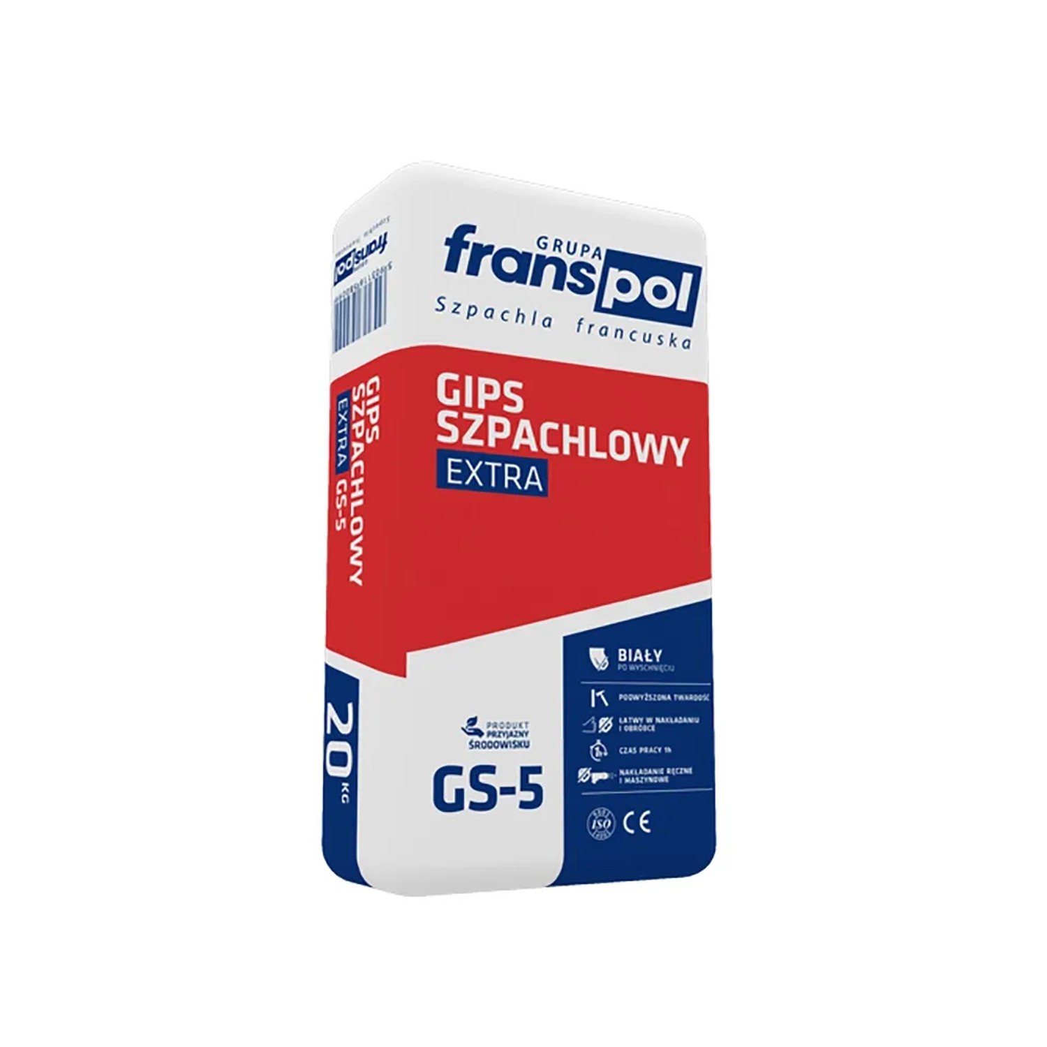 Franspol gips szpachlowy extra 20 kg