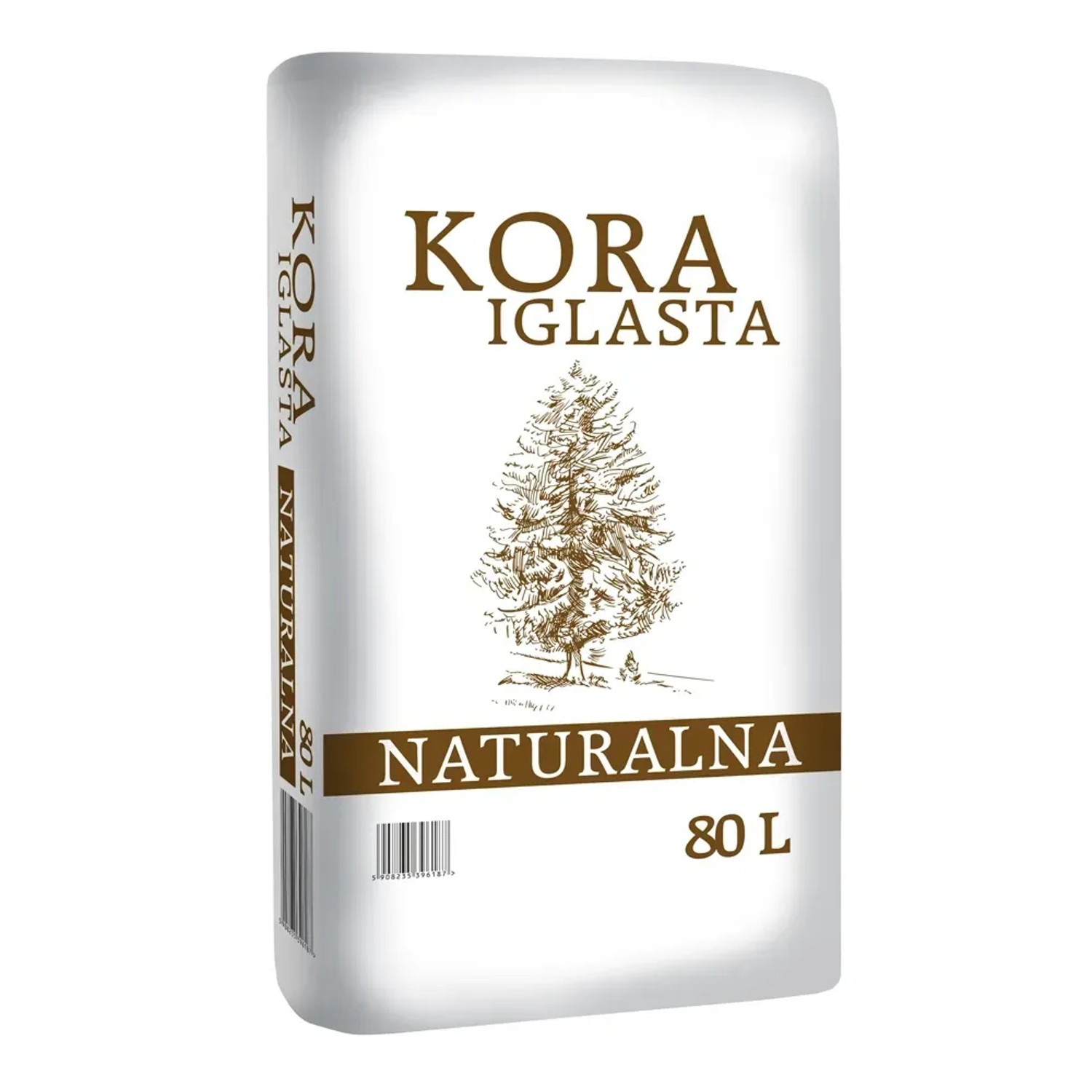Kora ogrodowa sosnowa frakcja 0-6 cm - 80 l