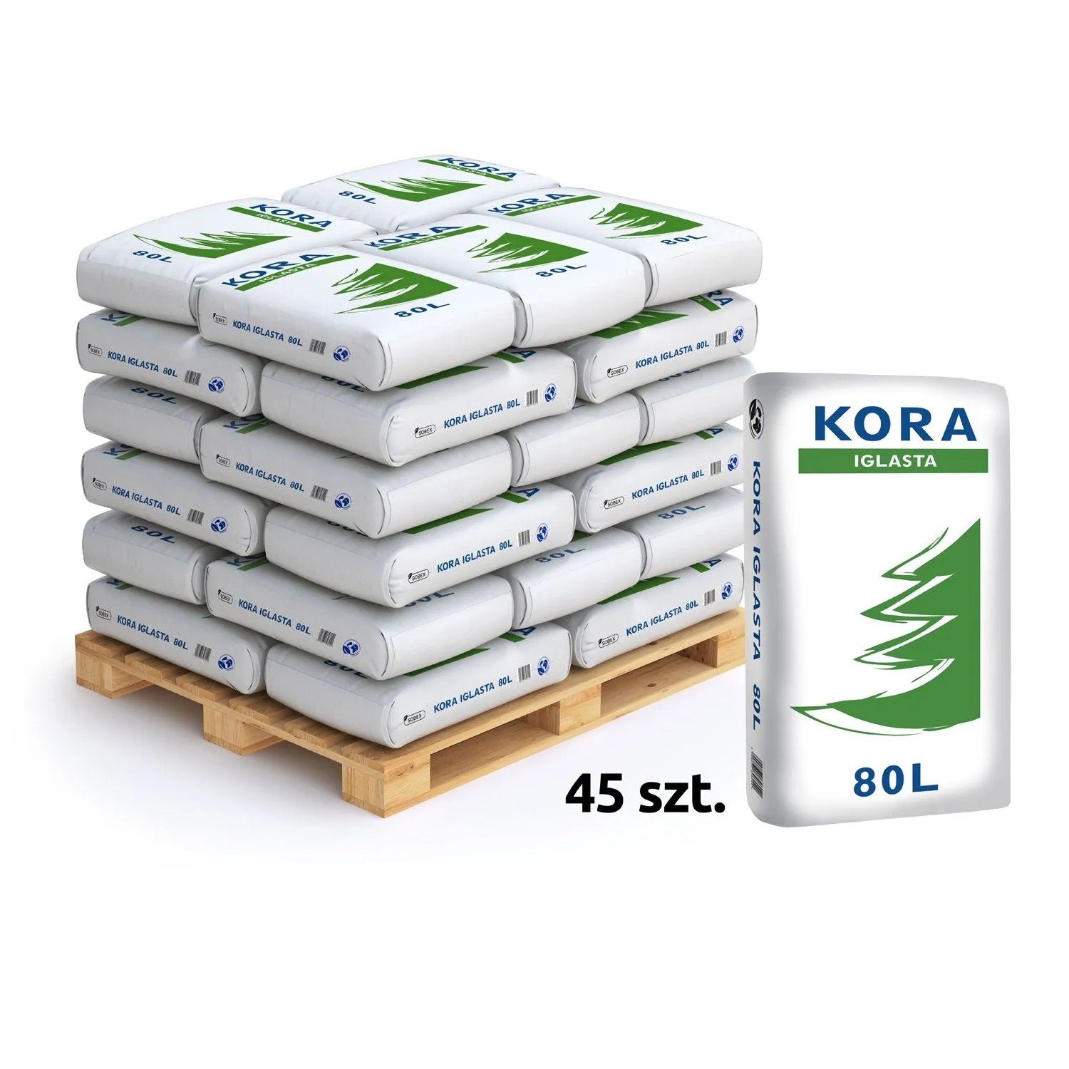 Sobex Kora ogrodowa iglasta 0-60 mm - 45 x 80 l