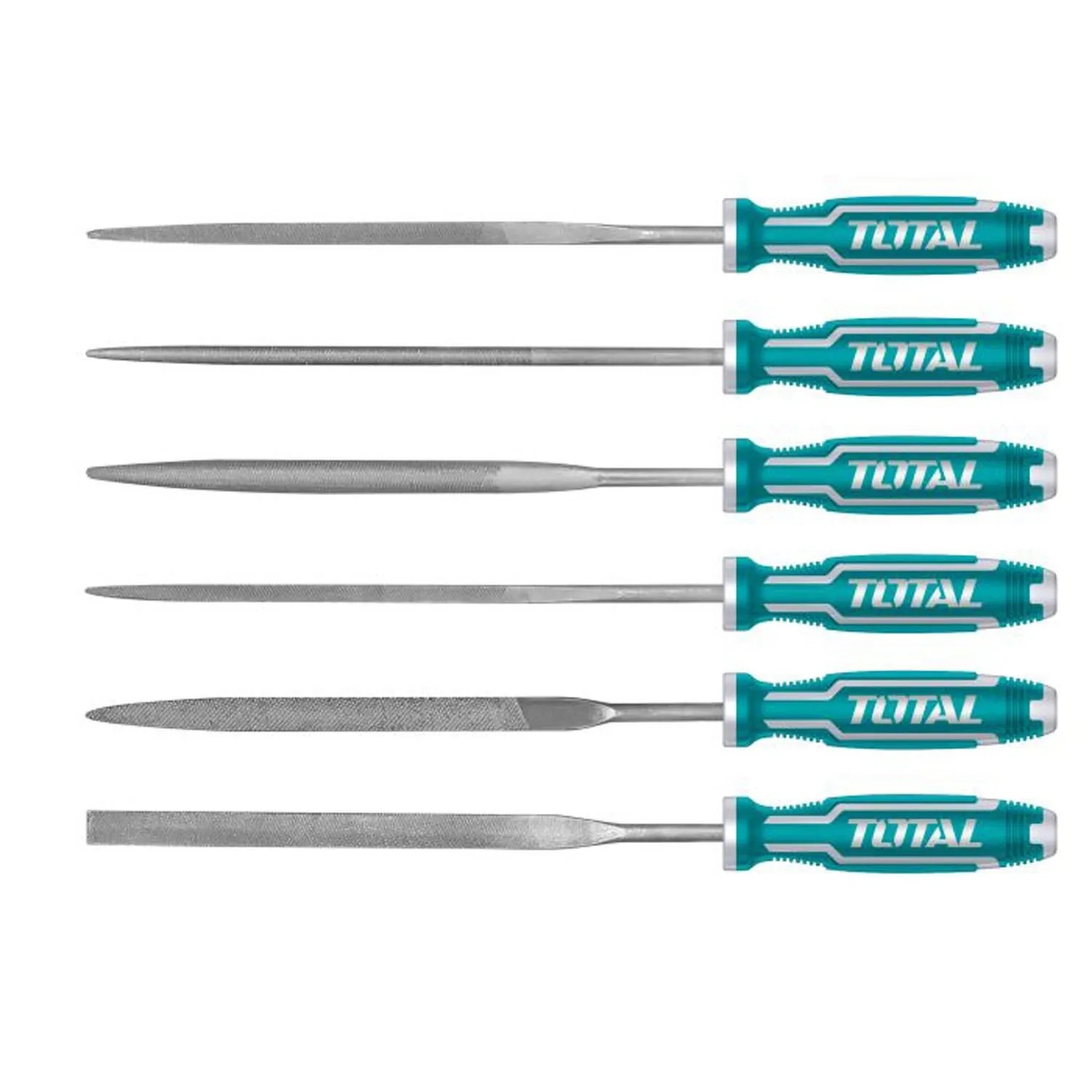 TOTAL Tools Zestaw pilników mini - 6 szt.