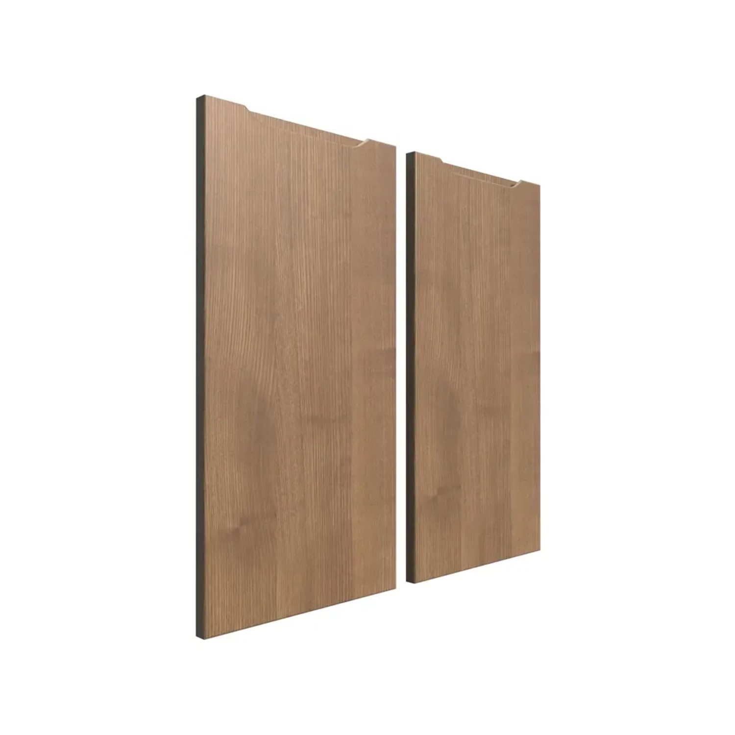 Zestaw frontów Salerno 71 x 32 + 71 x 34 cm Tobacco mat