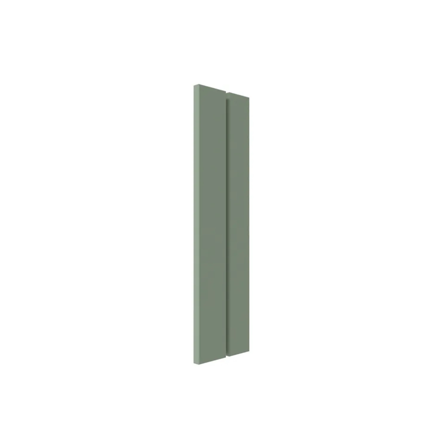 Zaślepka korpusu dolnego Salerno 71 x 12 + 71 x 7 cm oliwka mat