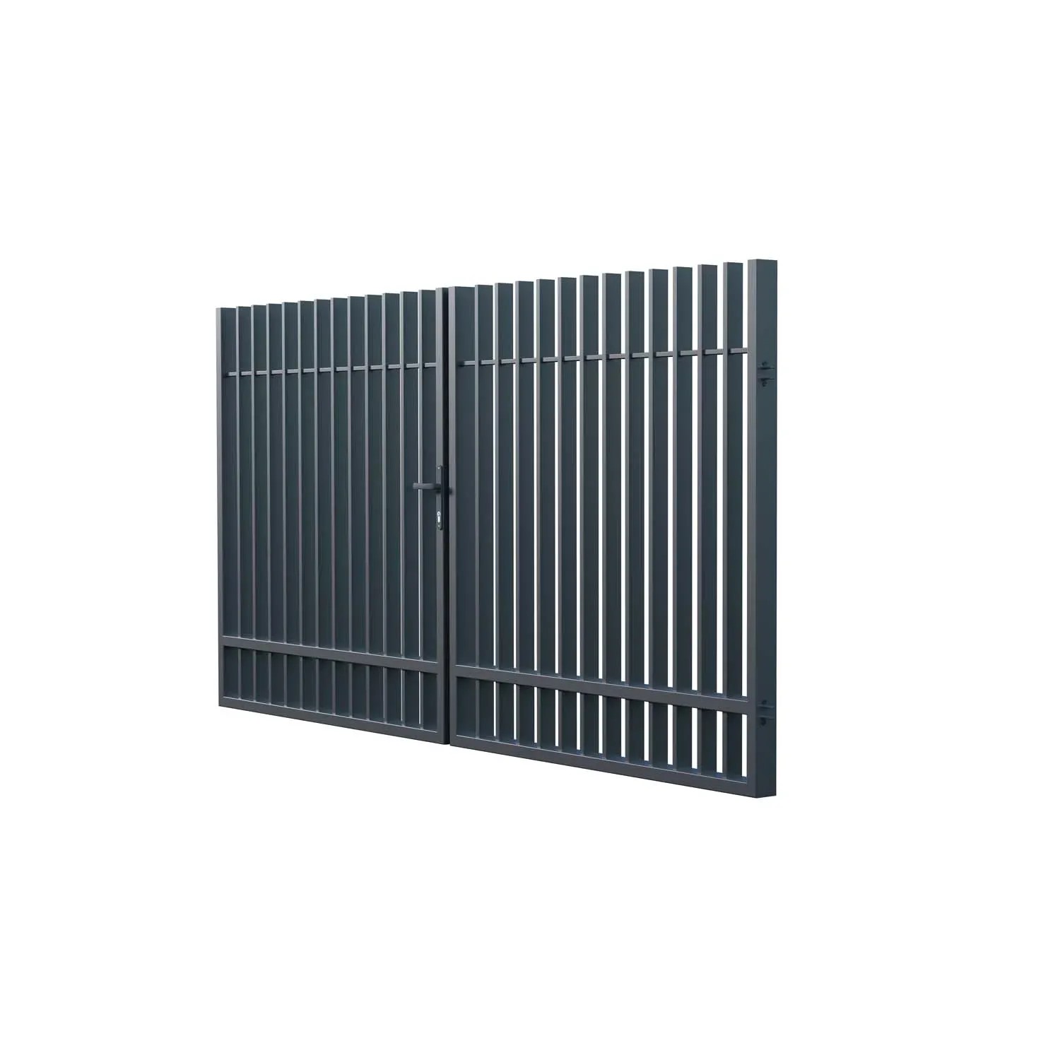 Brama Solano antracyt dwuskrzydłowa - 300 x 150 cm
