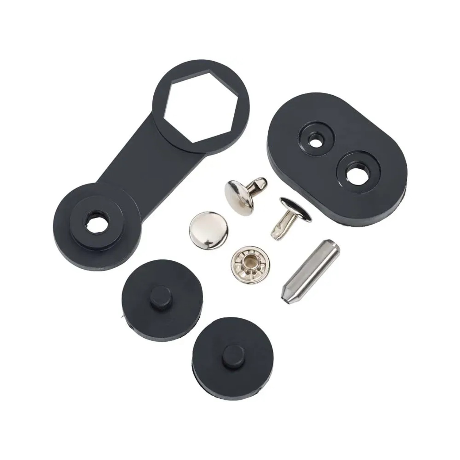 Nity do plandeki niklowane 3x9mm 15szt.