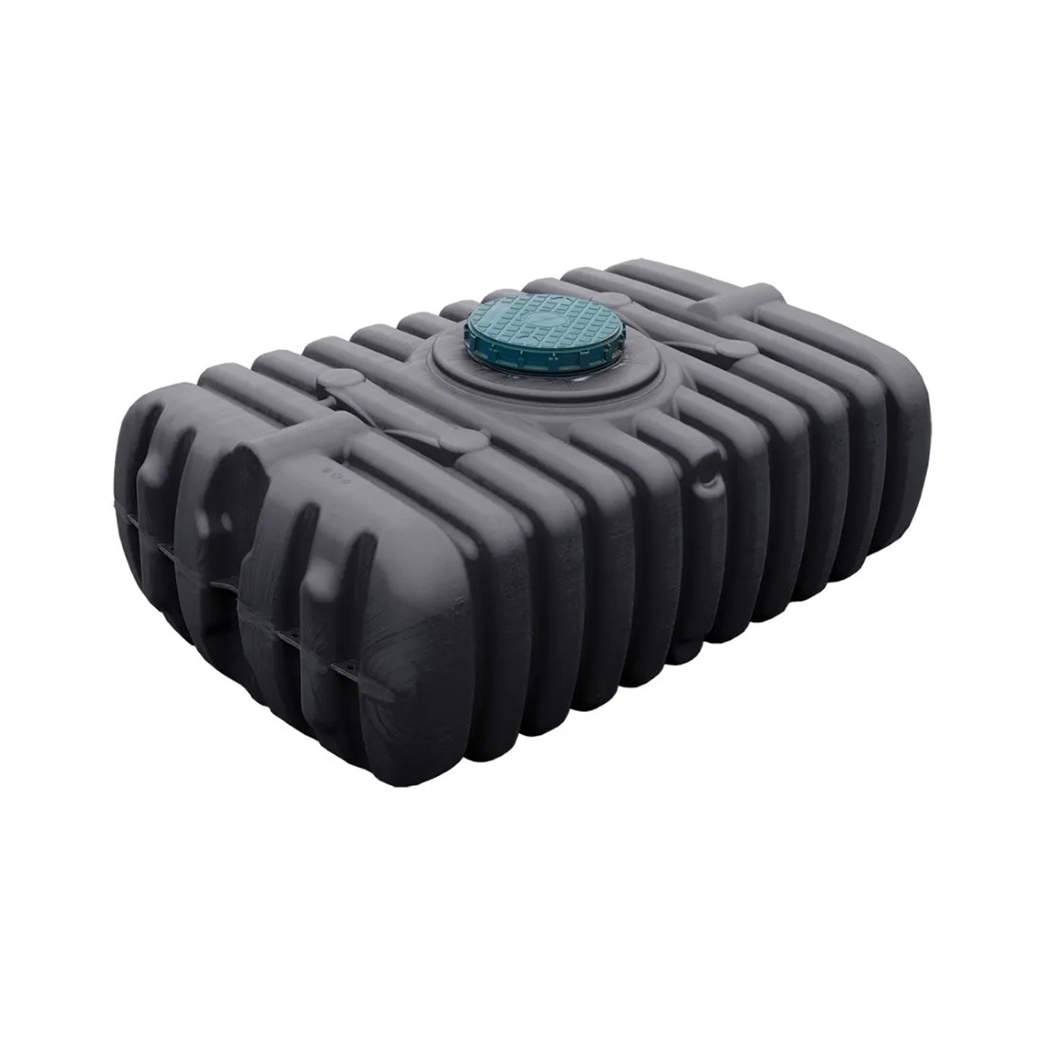 Garantia Zbiornik na deszcz Flat S Basic czarny - 1500 l