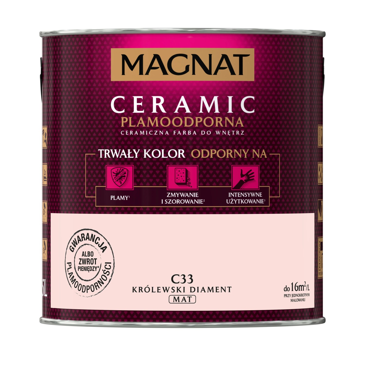 Farba Magnat Ceramic królewski diament 2,5 l