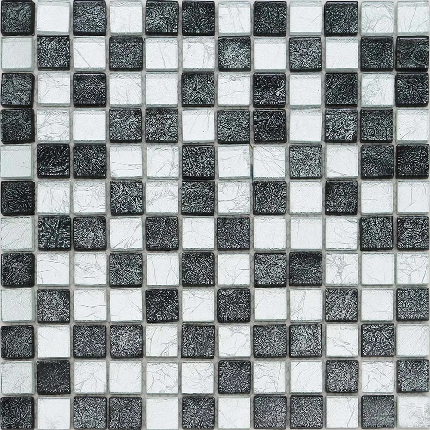 Mozaika szklana kruszona mix 30 cm x 30 cm