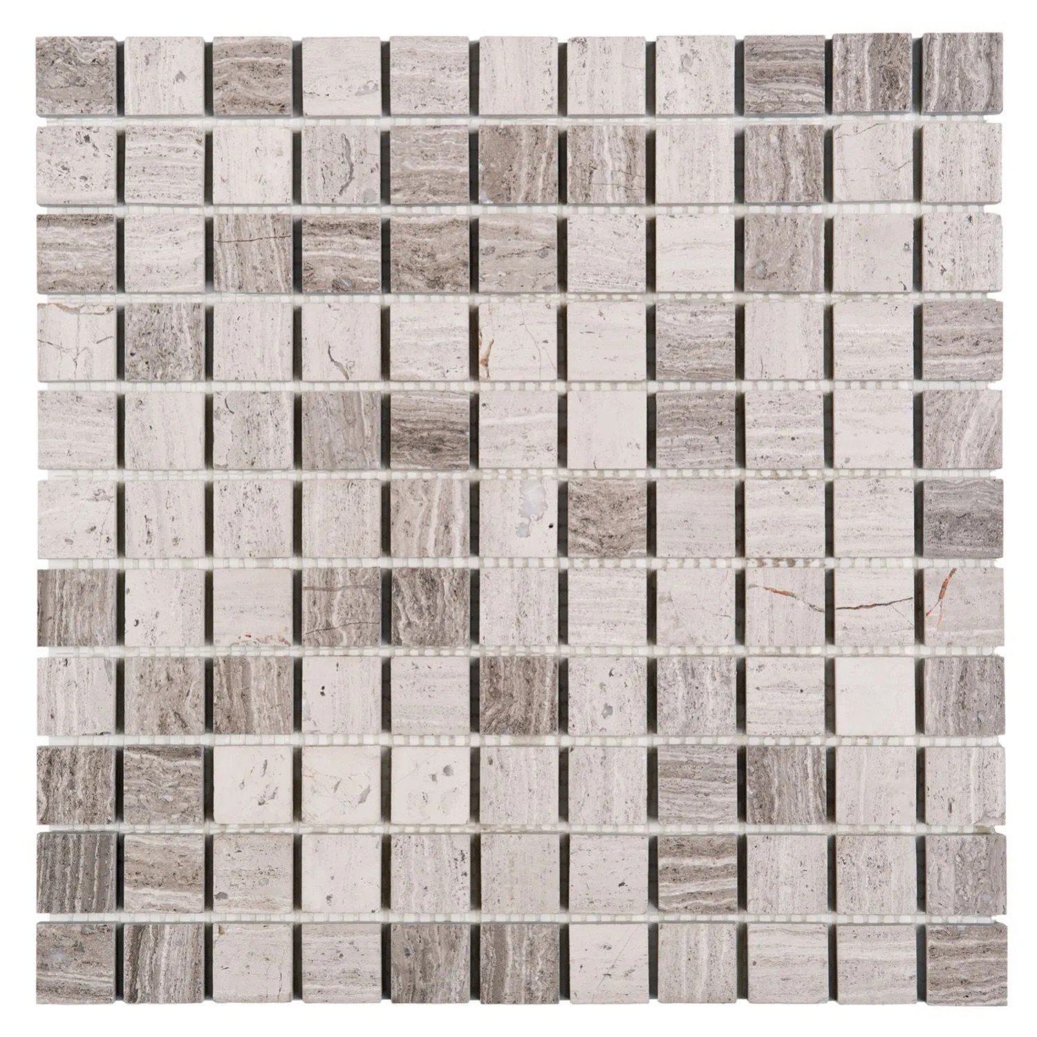 Mozaika Woodstone grey 30,5 x 30,5 cm