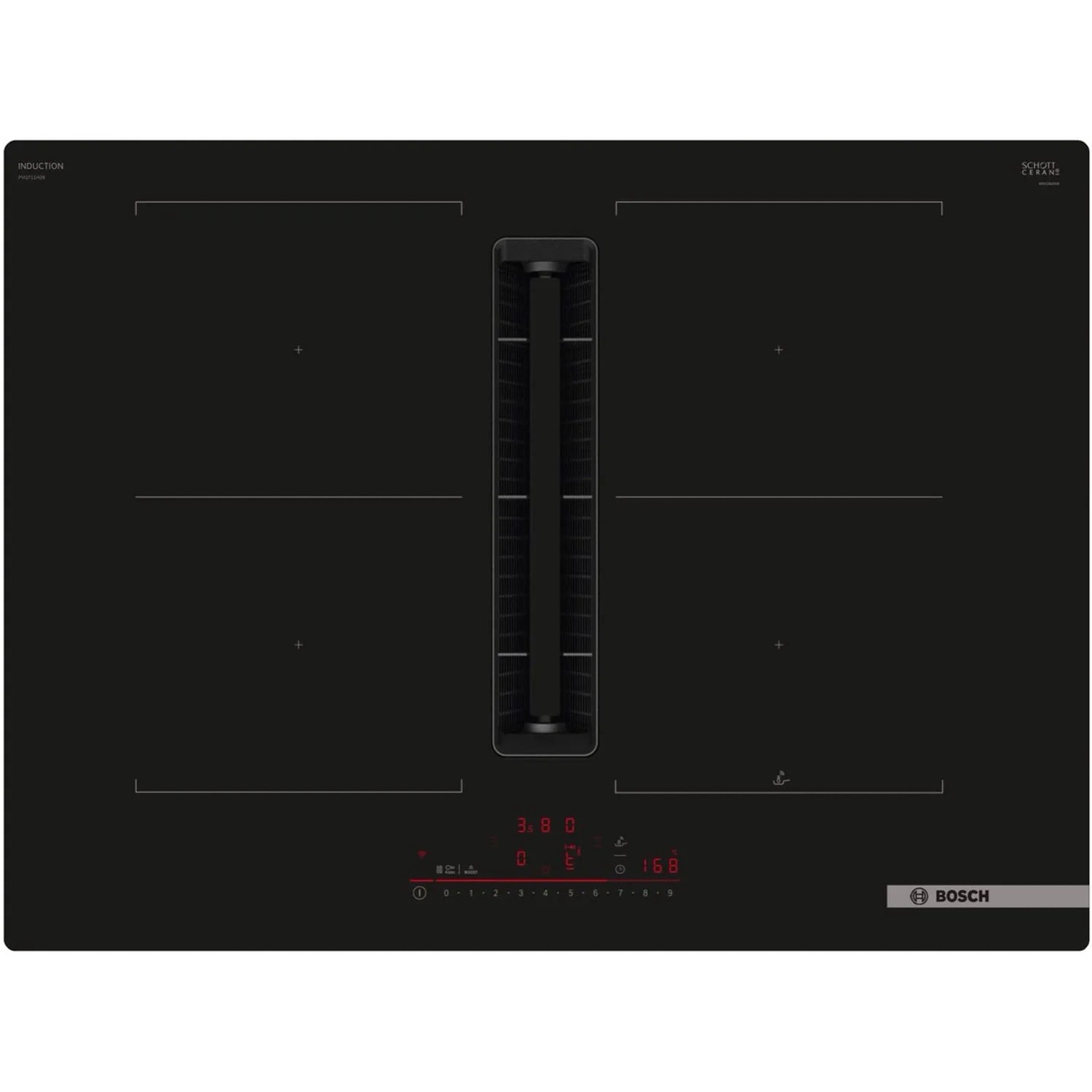 Bosch Płyta indukcyjna PVQ711H26E czarna 70 cm