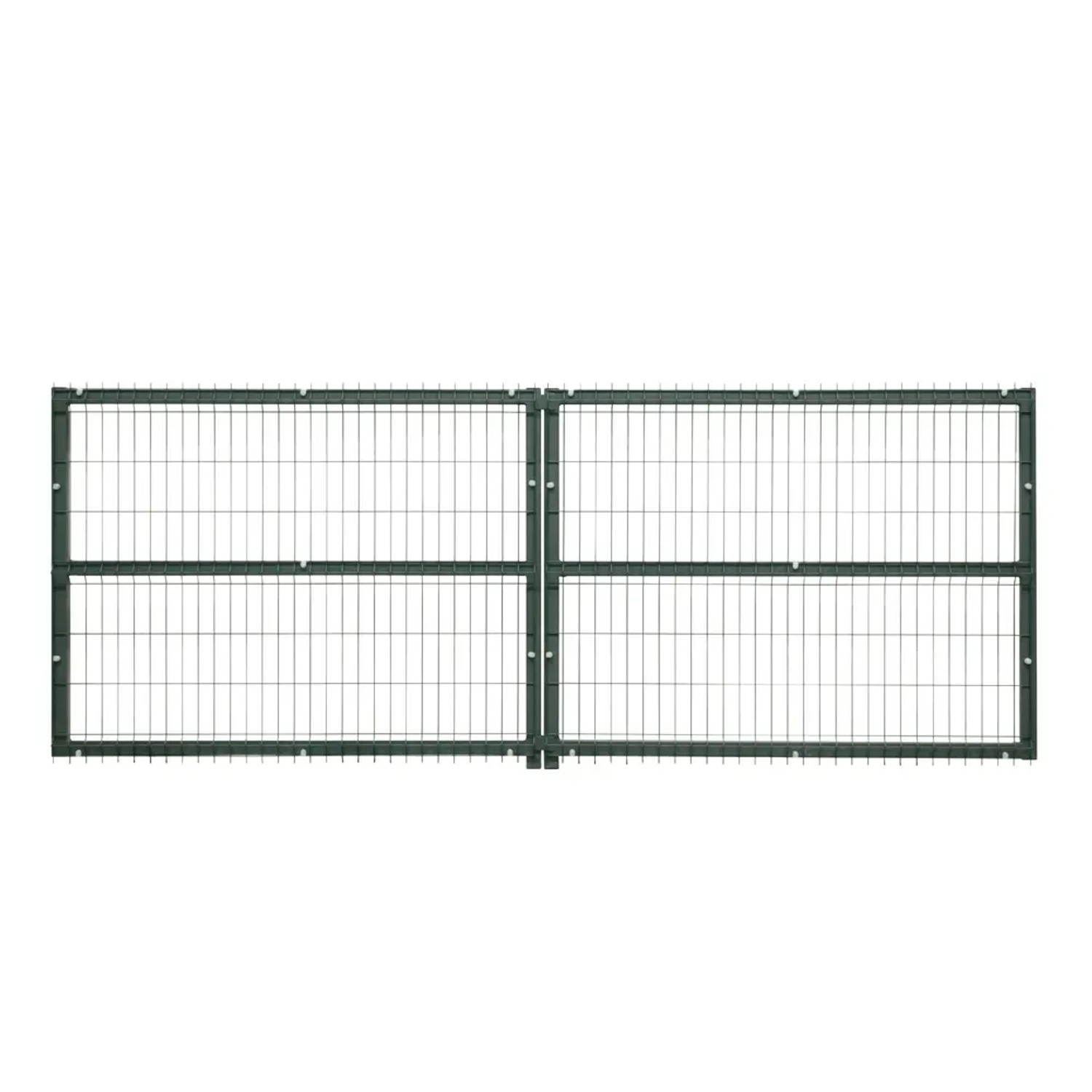 Jarmex Brama panelowa dwuskrzydłowa antracyt 400 x 152 cm