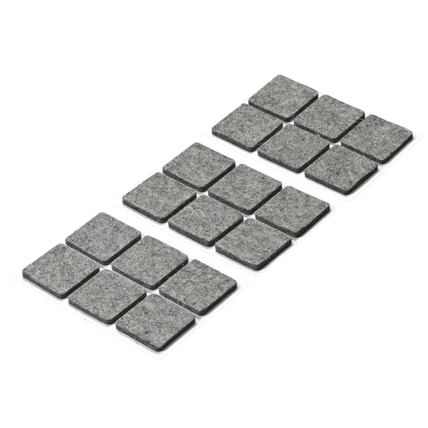 Hettich Podkładki wełniane szare 25x25x3mm 18szt